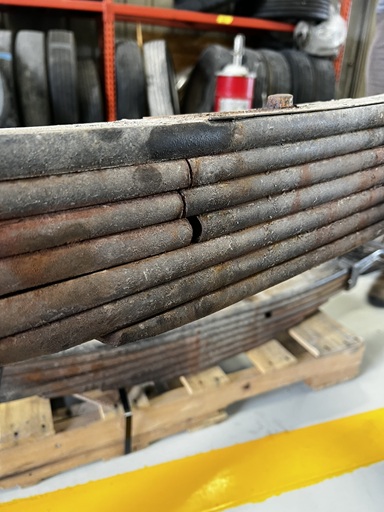 Leaf spring replacement after inspection